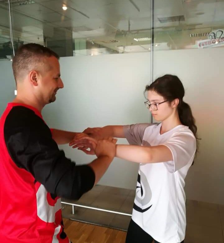 Kamilė Kung fu  mokosi iš širdies