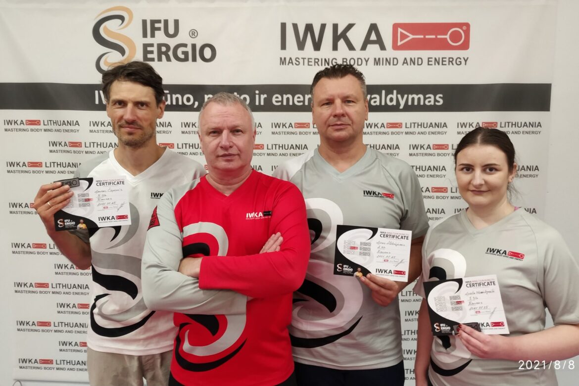 Sifu Sergio IWKA Wing Tjun įvertinimas