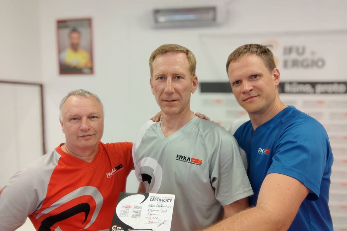 Aldo pirmas Wing Chun egzaminas