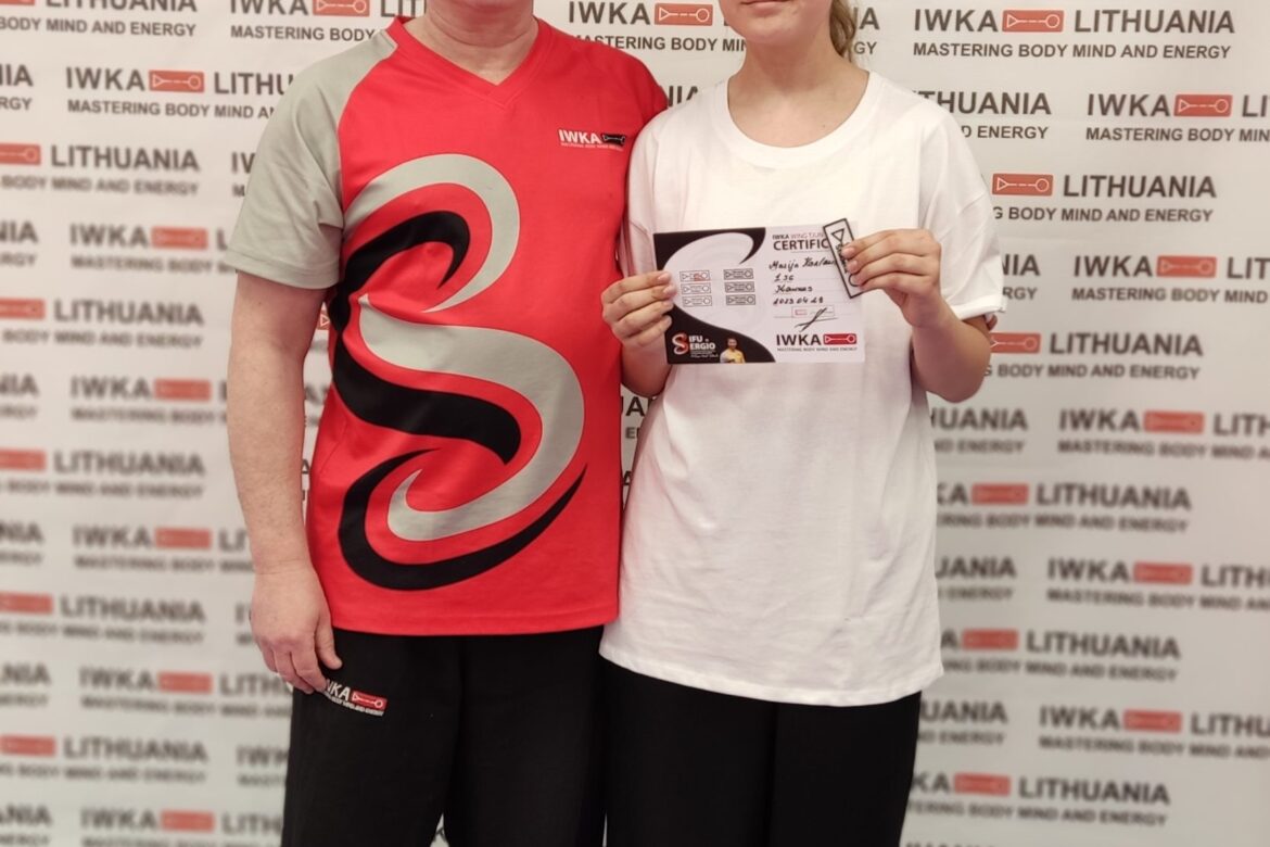 Marijai pirmas Wing Chun egzaminas